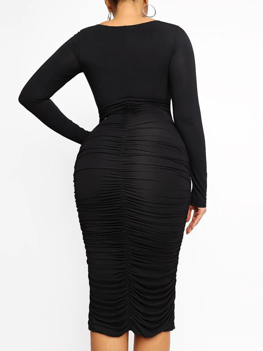 Ruched Slimming Dress