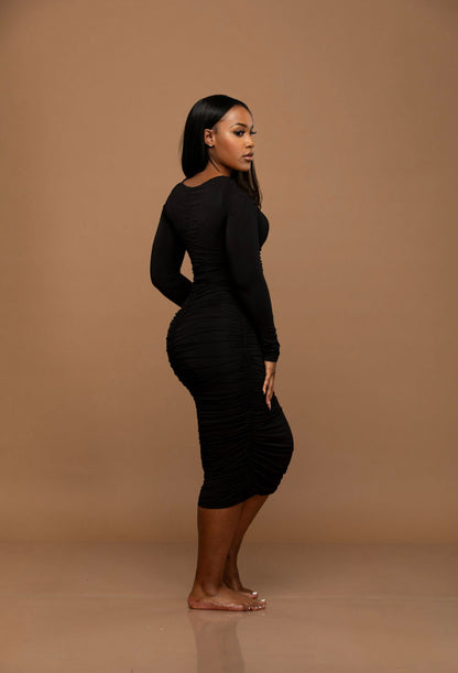 Ruched Slimming Dress