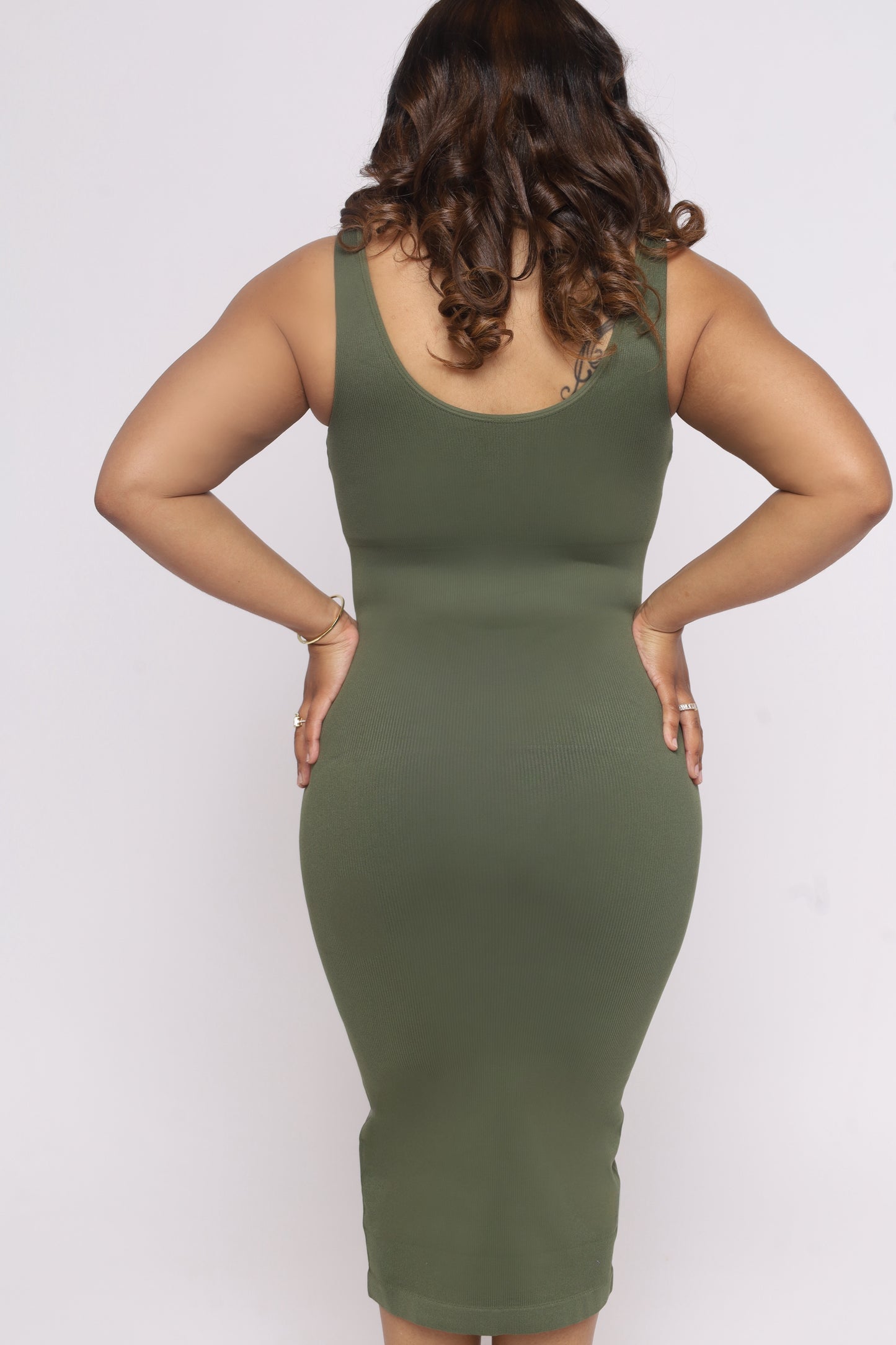 Mini V Neck Shapewear Dress