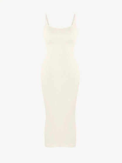 Long Spaghetti Strap Shapewear Dress