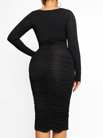 Ruched Slimming Dress