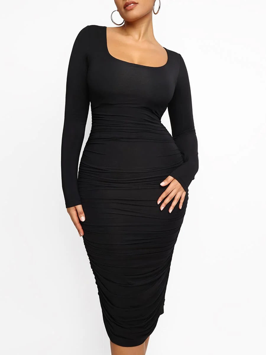 Ruched Slimming Dress