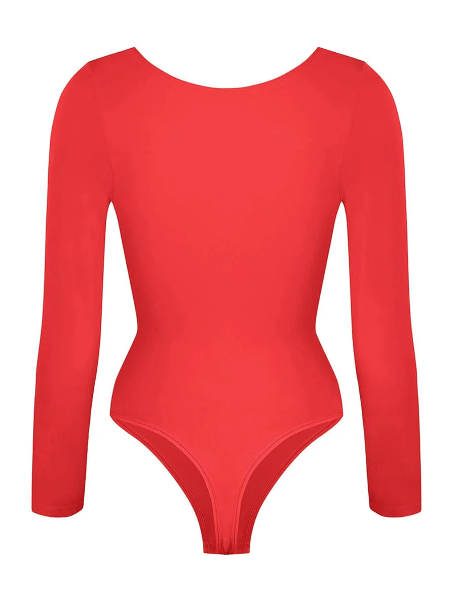 Red Be Mine Hourglass Sculpting Bodysuit