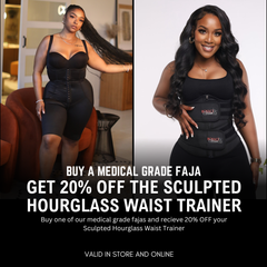 Sculpted Hourglass Waist Trainer & Medical Grade Faja Bundle